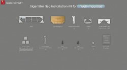 Sigenergy SigenStor Neo Installation Kit – väggmontage