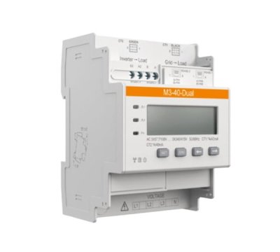 Zoom bild av SolaX M3-40 Dual energimätare – trefas, två mätkretsar